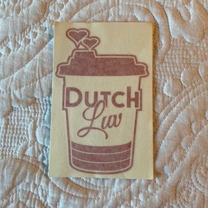 DITCH BROS Dutch Luv Sticker